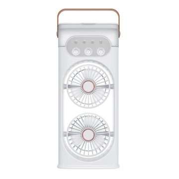 Ventilateur 35cm 400ml Humidification et refroidissement Trois vitesses de ventilation Alimentation d'air grand angle à 180 degrés